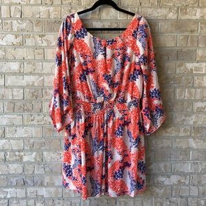 Jessica Simpson Lined Multicolor Dress Size 14 🌸